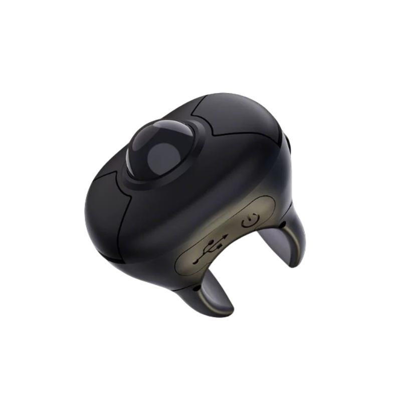 2.4G Blue-tooth Wireless Remote Control Mice Trackball Finger Ring Mouse for Short Video/PPT Speech/In-Vehicle Display Screen